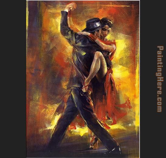 Tango Argentino painting - Pedro Alvarez Tango Argentino art painting